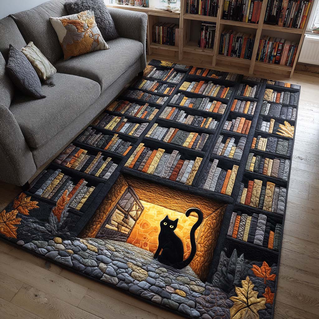 Evening Reads Area Rug - Non-Slip Washable 3D Print Rug for Living Room & BedroomTVC2108327