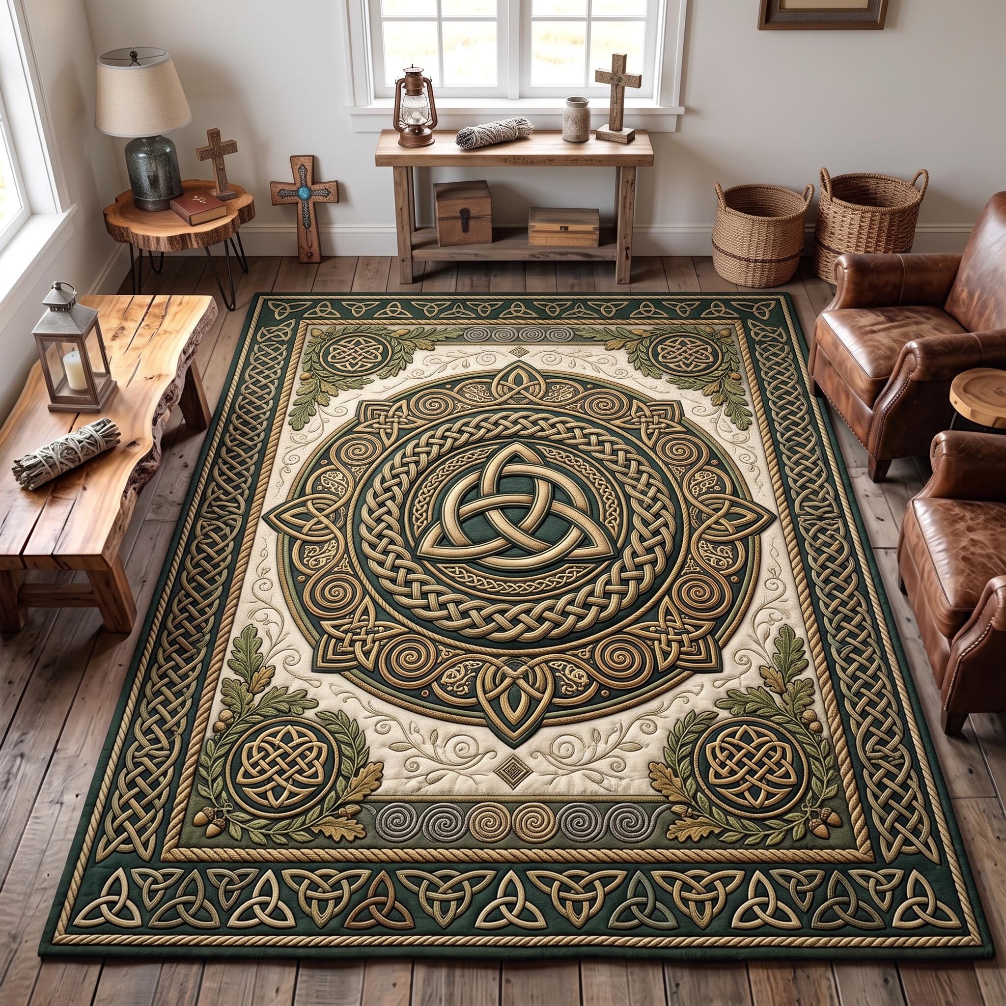 Faith Heritage Faith Area Rug - Non-Slip Washable 3D Print Rug for Living Room & BedroomTVC2108419
