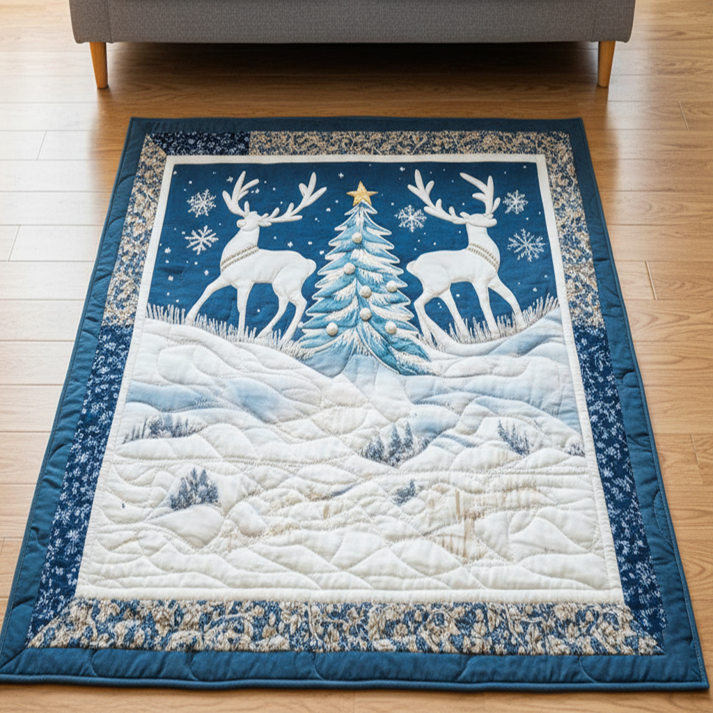 Festive Magic Area Rug - Non-Slip Washable 3D Print Rug for Living Room & BedroomTVC2108326