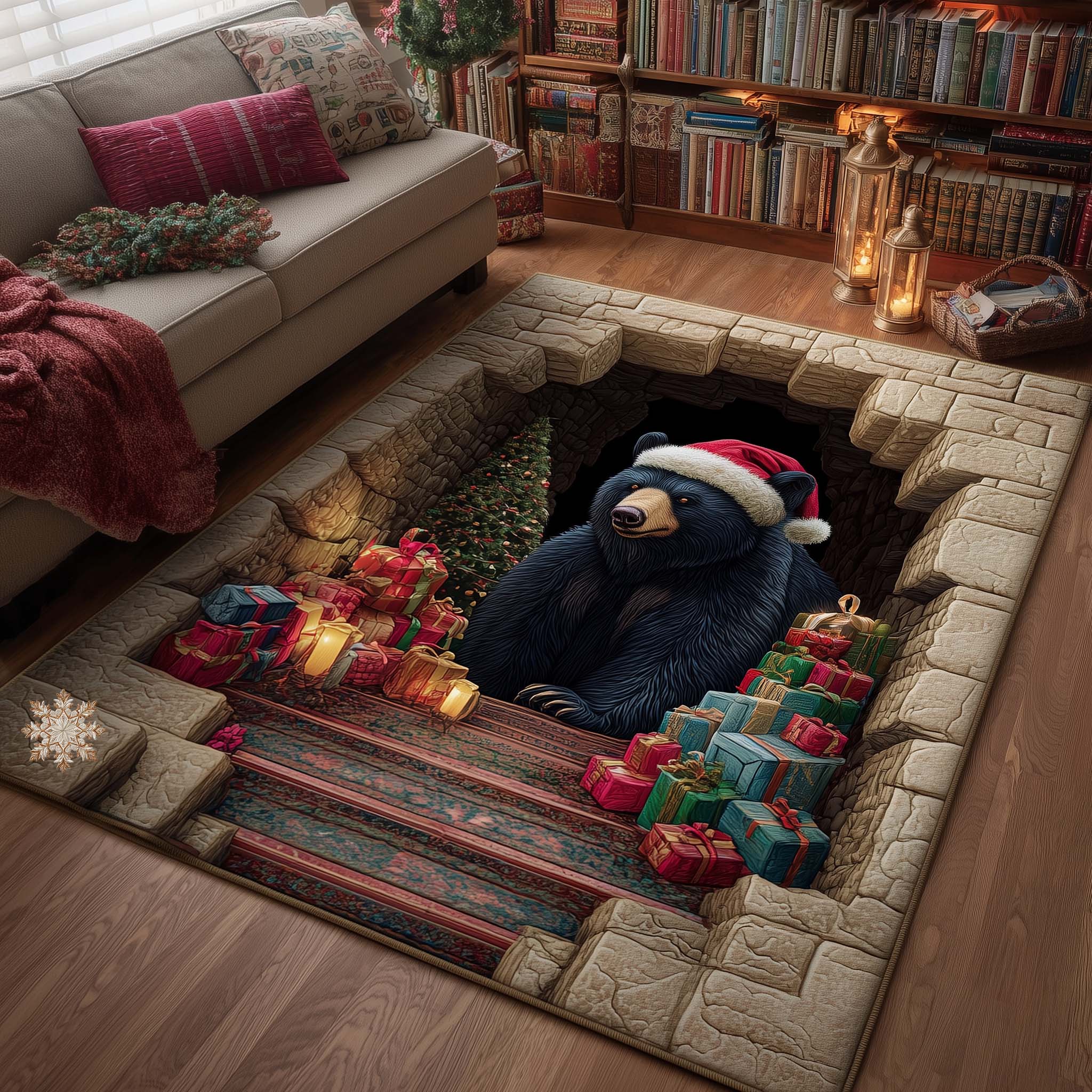 Forest Guardian Area Rug - Non-Slip Washable 3D Print Rug for Living Room & BedroomTVC2108417