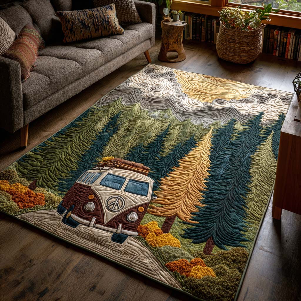 Forest Peace Area Rug - Non-Slip Washable 3D Print Rug for Living Room & BedroomTVC2108324