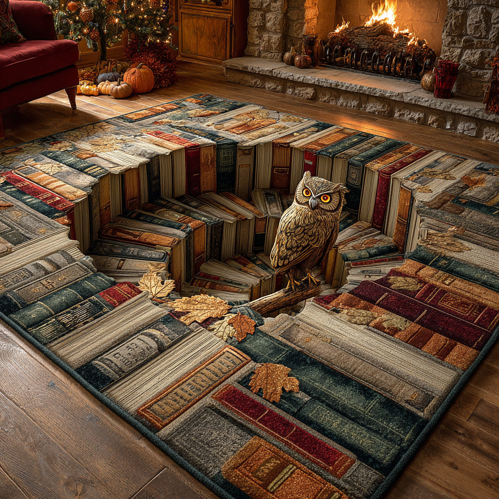 Forest Reader Area Rug - Non-Slip Washable 3D Print Rug for Living Room & BedroomTVC2108324