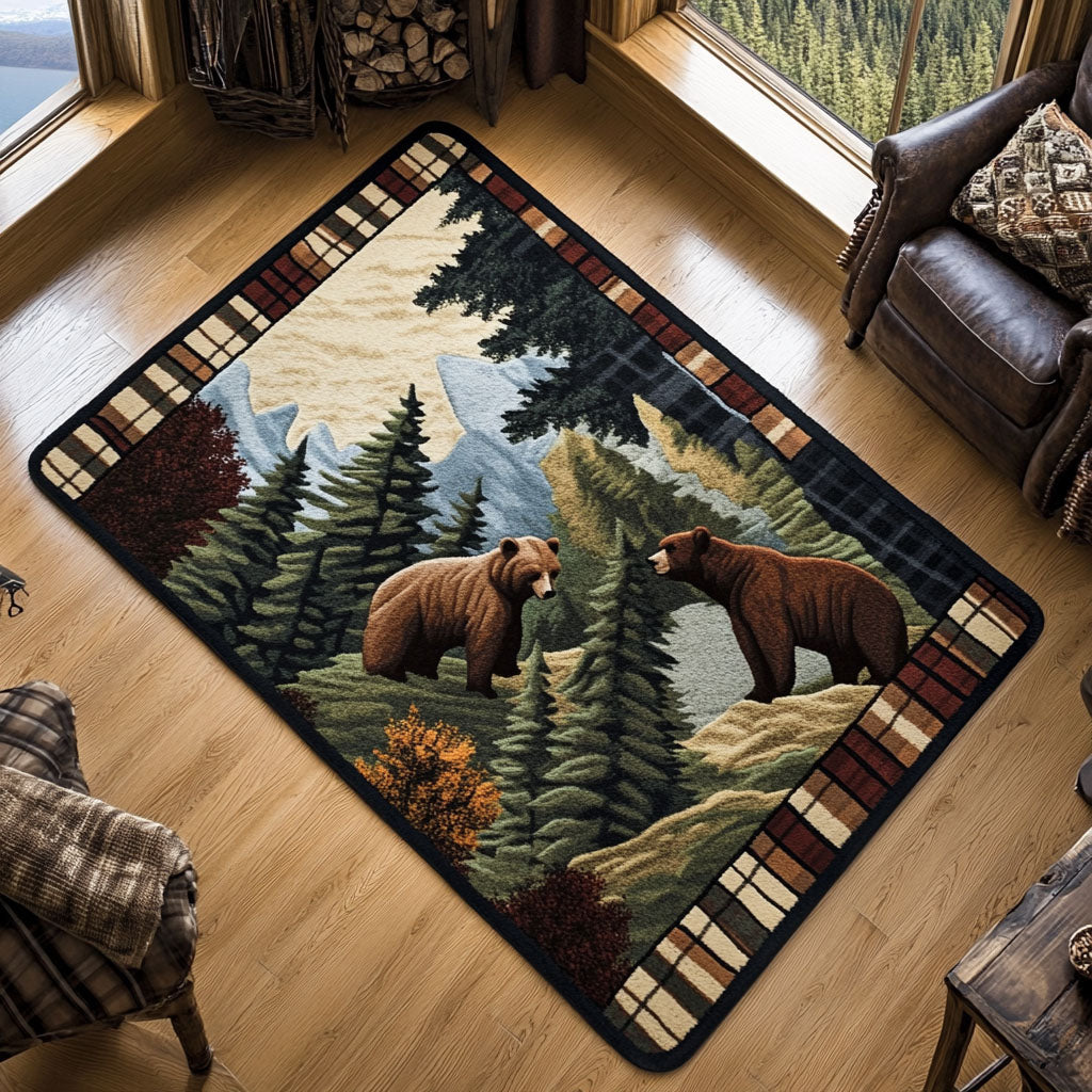 Forest Trail Area Rug - Non-Slip Washable 3D Print Rug for Living Room & BedroomTVC2108324