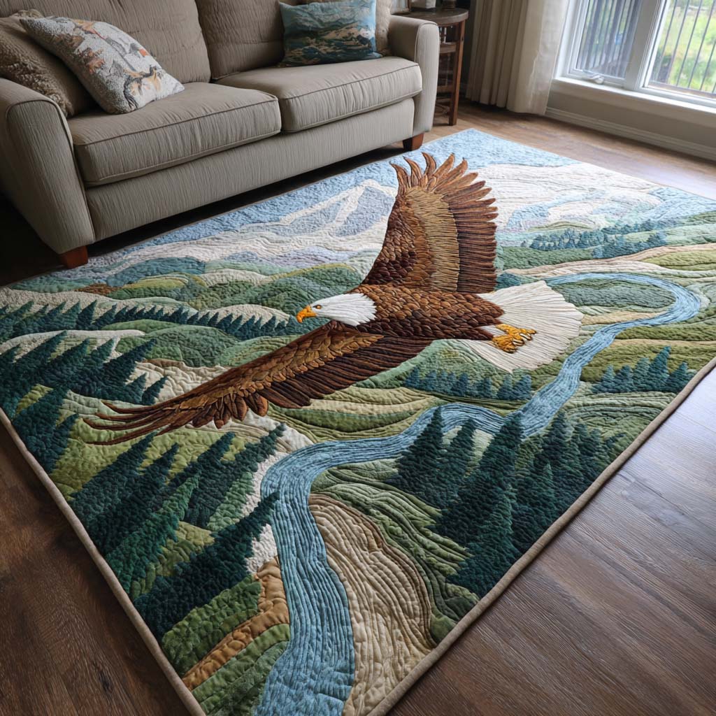 Freedom Flight Area Rug - Non-Slip Washable 3D Print Rug for Living Room & BedroomTVC2108324
