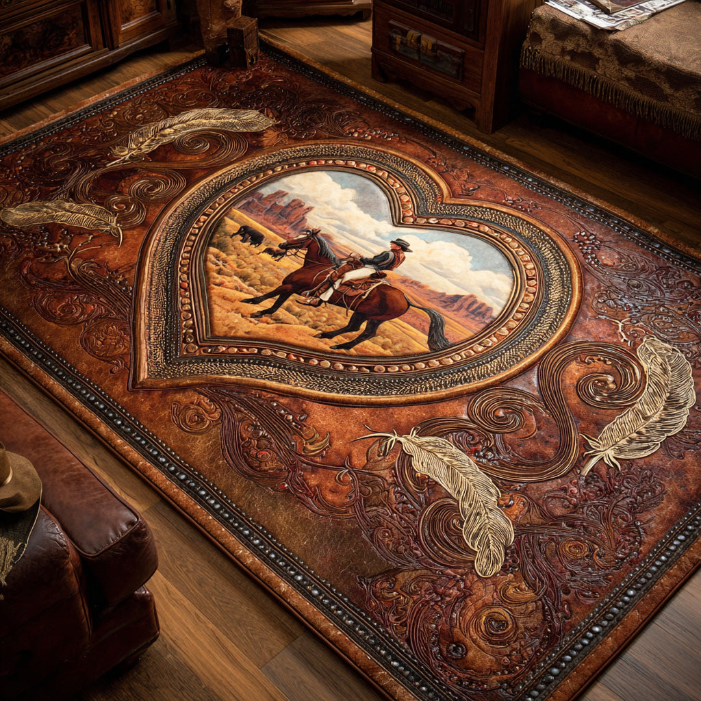 Frontier Soul Area Rug - Non-Slip Washable 3D Print Rug for Living Room & BedroomTVC2108324