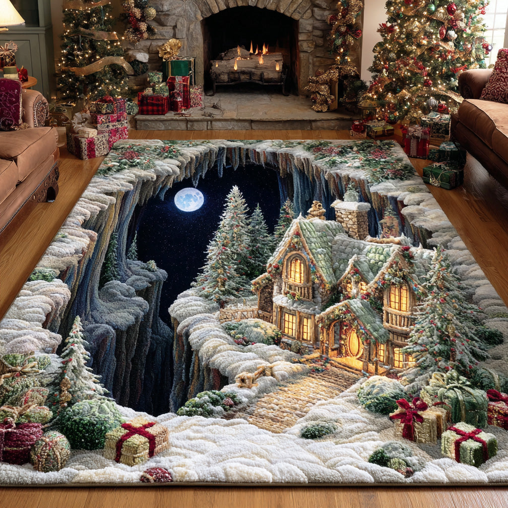 Frost Forest Area Rug - Non-Slip Washable 3D Print Rug for Living Room & BedroomTVC2108323