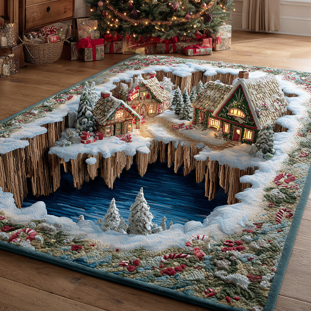 Frost Meadow Area Rug - Non-Slip Washable 3D Print Rug for Living Room & BedroomTVC2108323