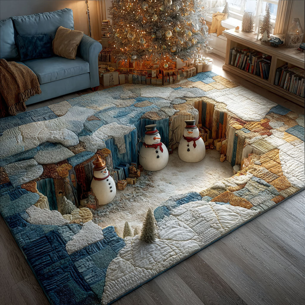 Frost Valley Area Rug - Non-Slip Washable 3D Print Rug for Living Room & BedroomTVC2108323