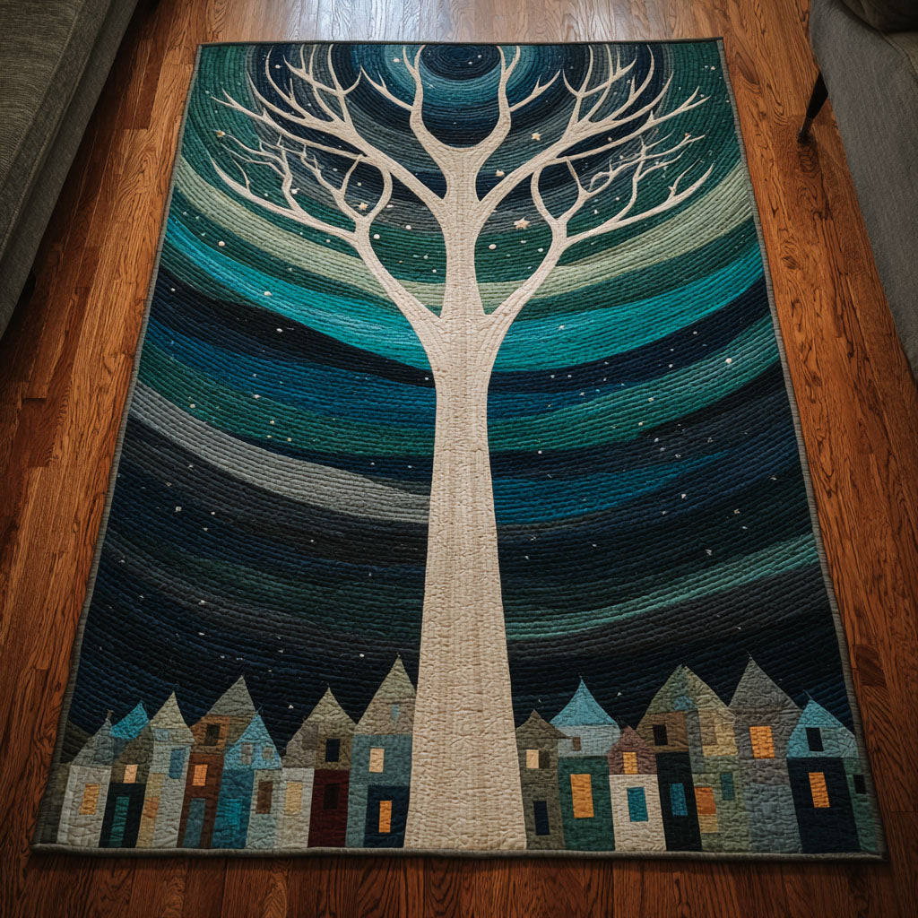 Frosted Canopy Area Rug - Non-Slip Washable 3D Print Rug for Living Room & BedroomTVC2108323