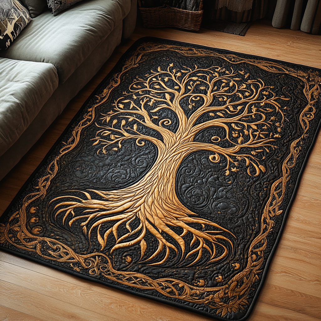Garden Spirit Area Rug - Non-Slip Washable 3D Print Rug for Living Room & BedroomTVC2108321