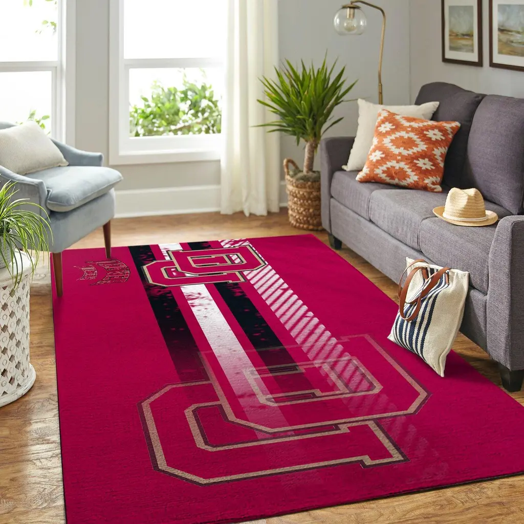 Geometric Emerald Carpet Modern Home Decor Rug for Living Room Black and Green