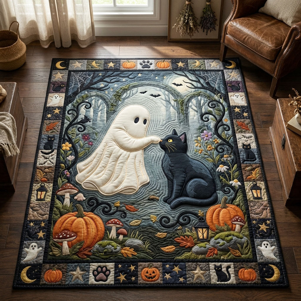 Ghost Doing A Boop Halloween Area Rug - Non-Slip Washable 3D Print Rug for Living Room & BedroomTVC2108415