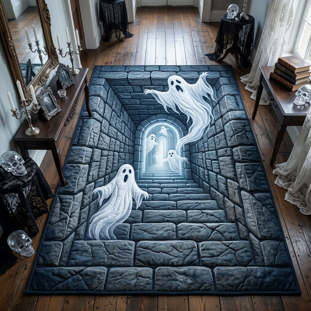 Ghost Portal Halloween Area Rug - Non-Slip Washable 3D Print Rug for Living Room & BedroomTVC2108415