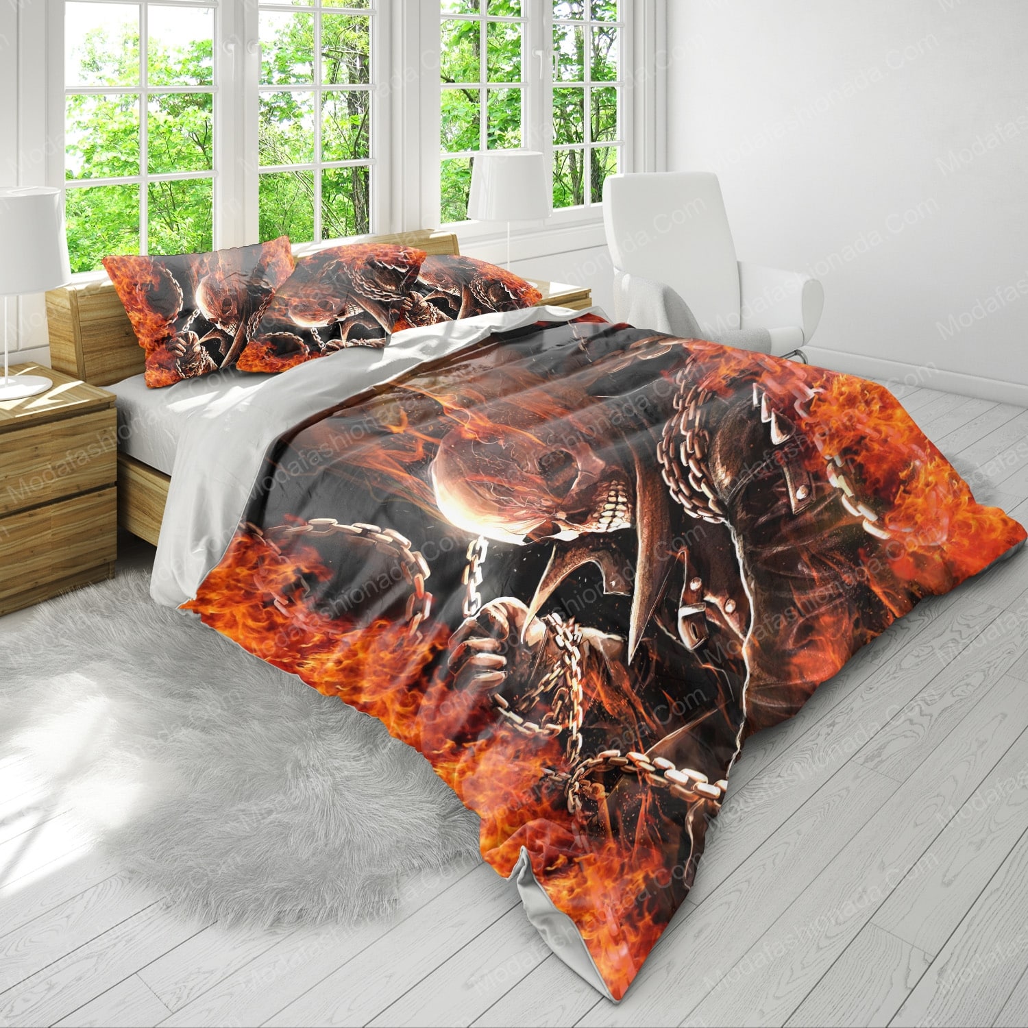 Ghost Rider Halloween Bedding Sets