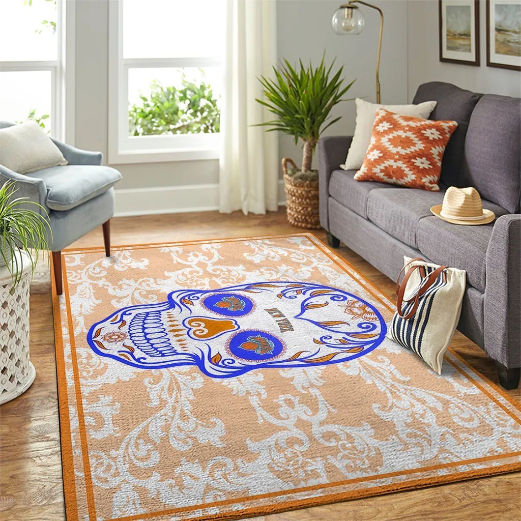 Giants Camouflage Rug for Living Room Decor Black and Gold