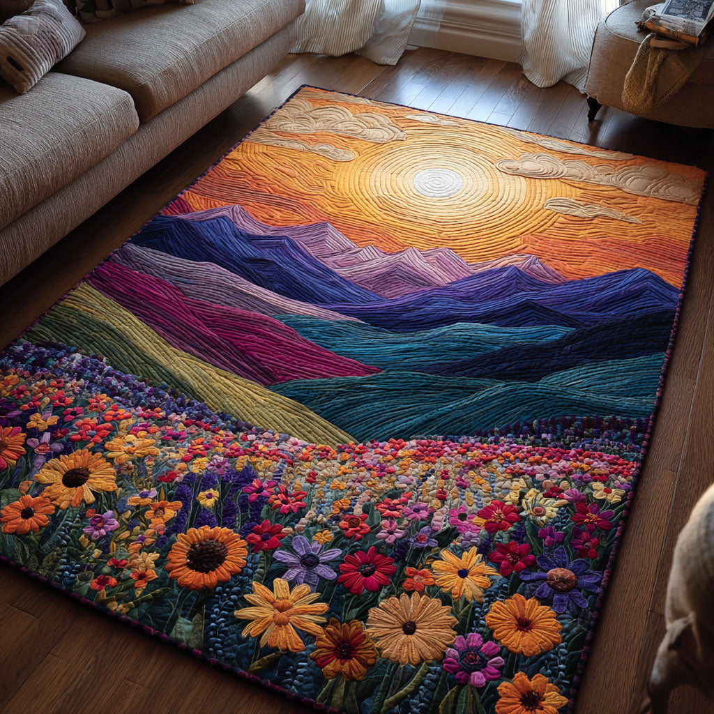 Golden Valley Area Rug - Non-Slip Washable 3D Print Rug for Living Room & BedroomTVC2108317