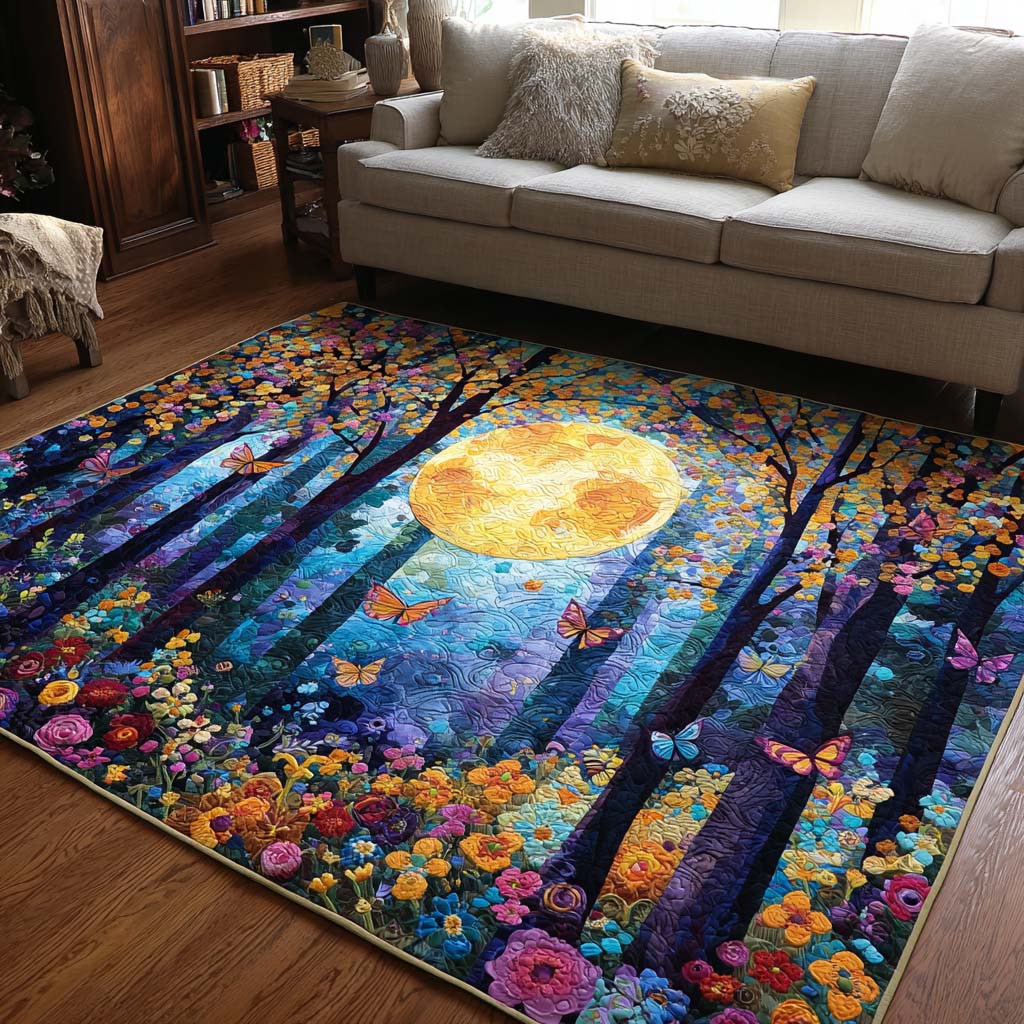 Golden Woods Area Rug - Non-Slip Washable 3D Print Rug for Living Room & BedroomTVC2108214
