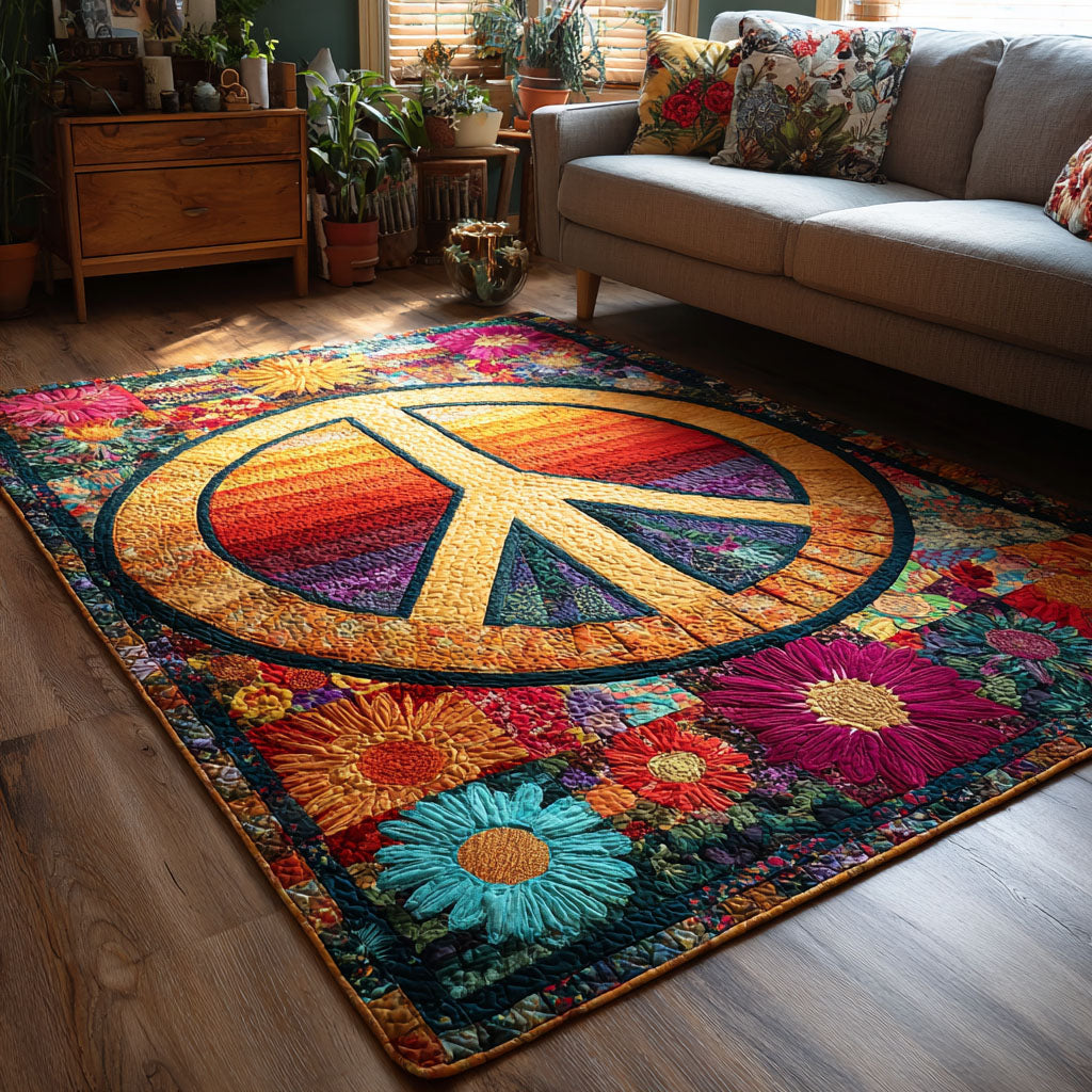 Groovy Glow Area Rug - Non-Slip Washable 3D Print Rug for Living Room & BedroomTVC2108315
