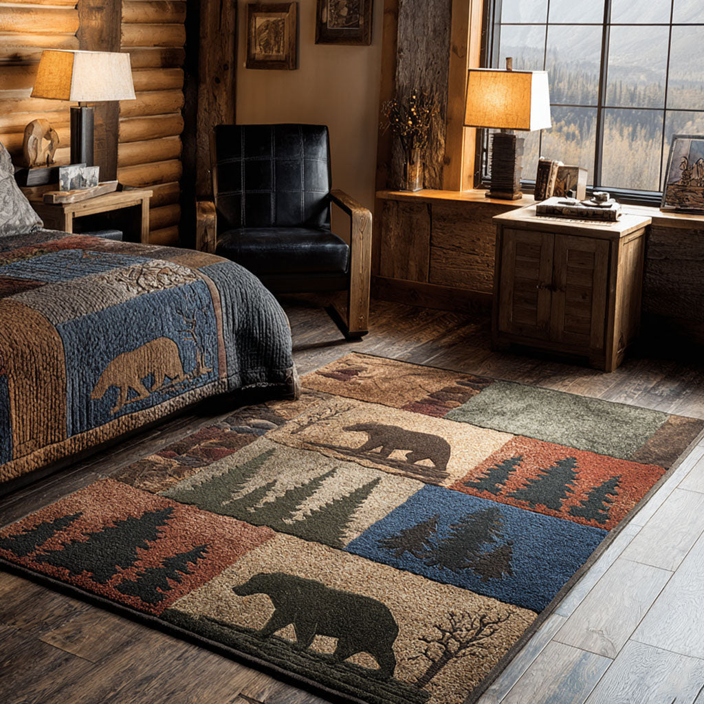 Guardian of the Forest Area Rug - Non-Slip Washable 3D Print Rug for Living Room & BedroomTVC2108314