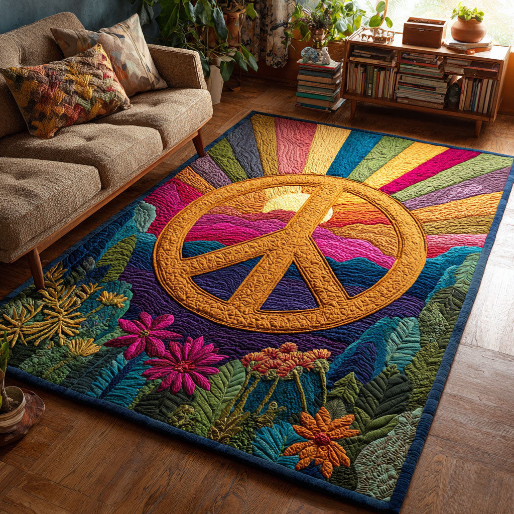 Harmony Burst Area Rug - Non-Slip Washable 3D Print Rug for Living Room & BedroomTVC2108313