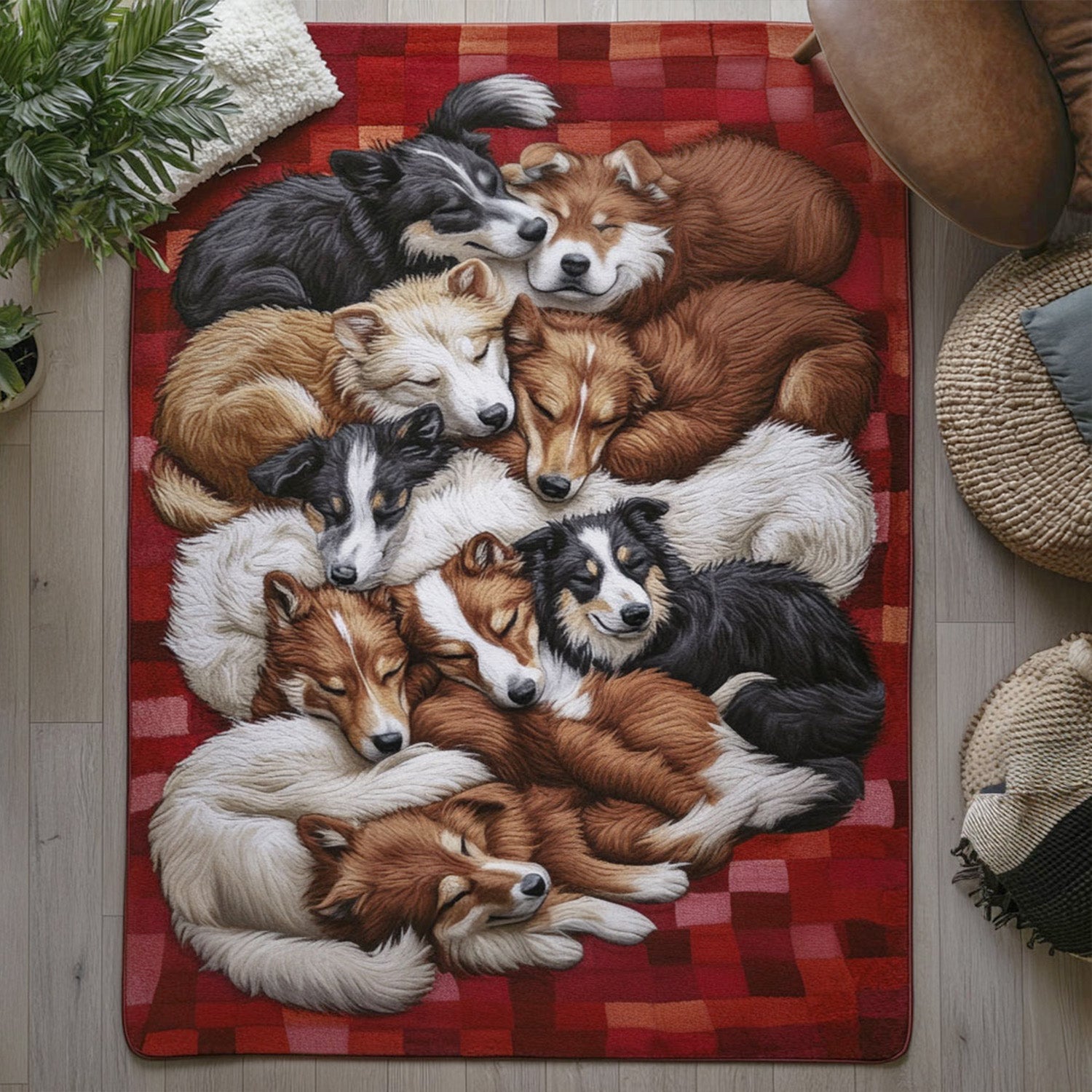 Herding the Stars Area Rug - Non-Slip Washable 3D Print Rug for Living Room & BedroomTVC2108312