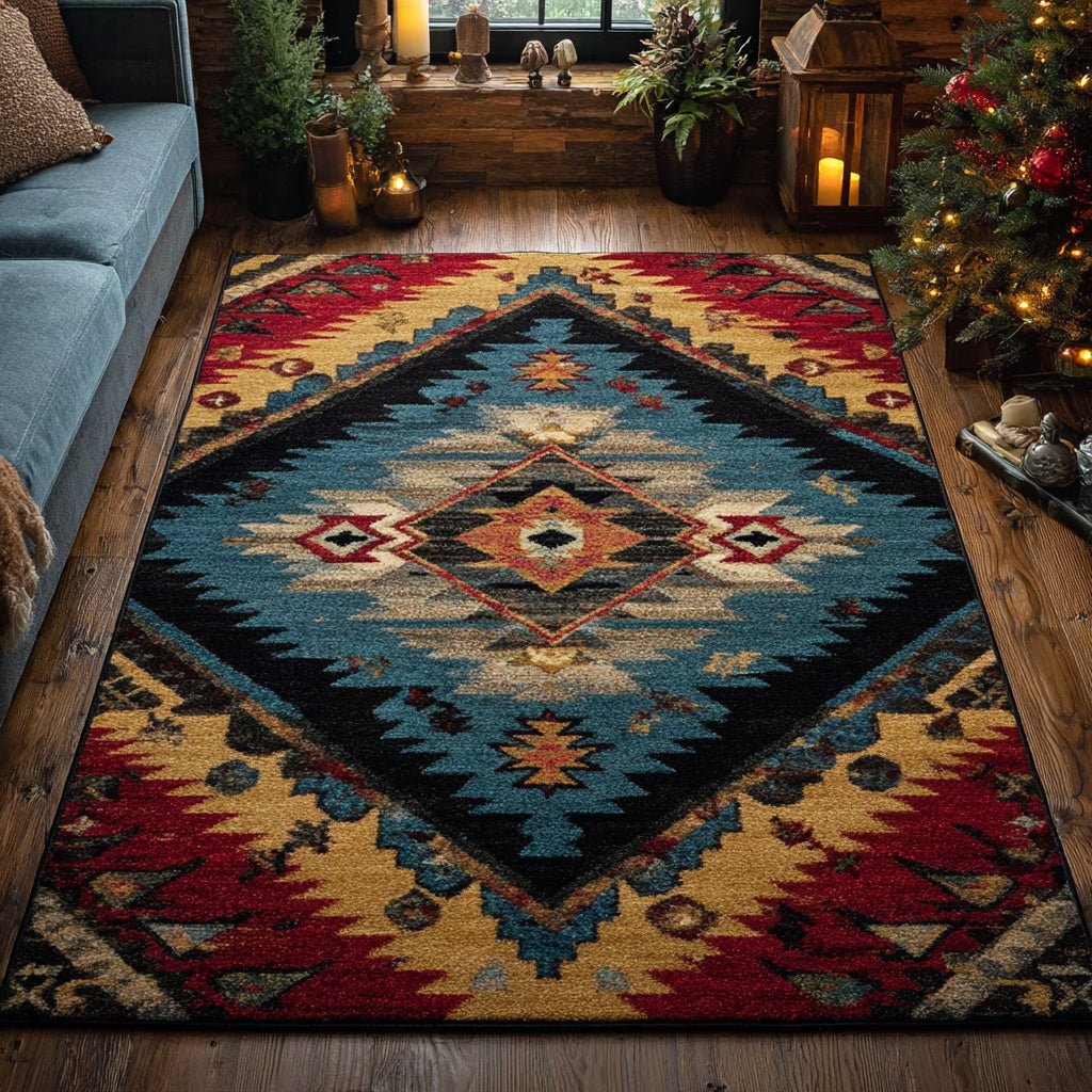 Hidden Heritage Area Rug - Non-Slip Washable 3D Print Rug for Living Room & BedroomTVC2108311