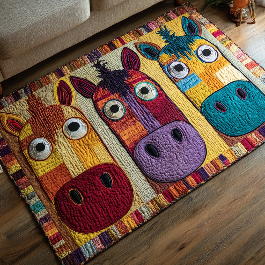 Horse Legend Area Rug - Non-Slip Washable 3D Print Rug for Living Room & BedroomTVC2108308