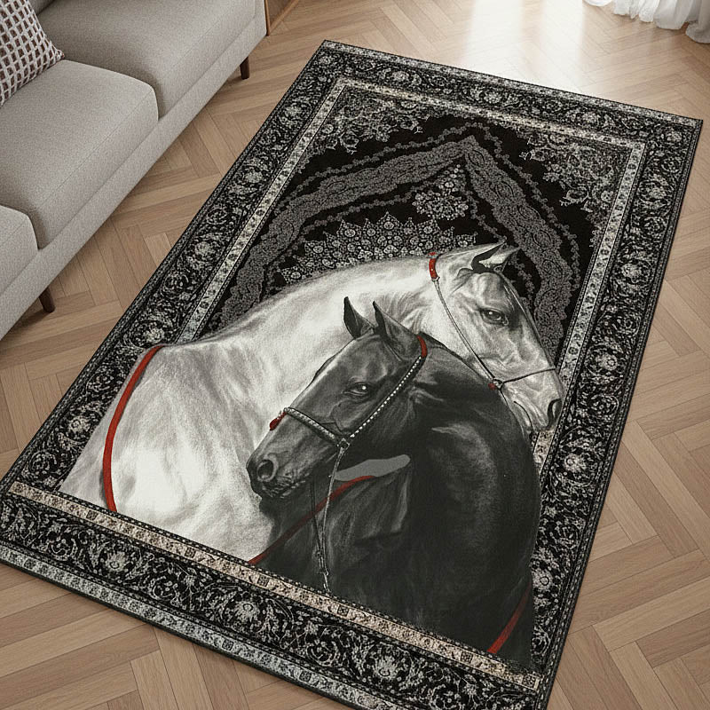 Horse Spirit Area Rug - Non-Slip Washable 3D Print Rug for Living Room & BedroomTVC2108409