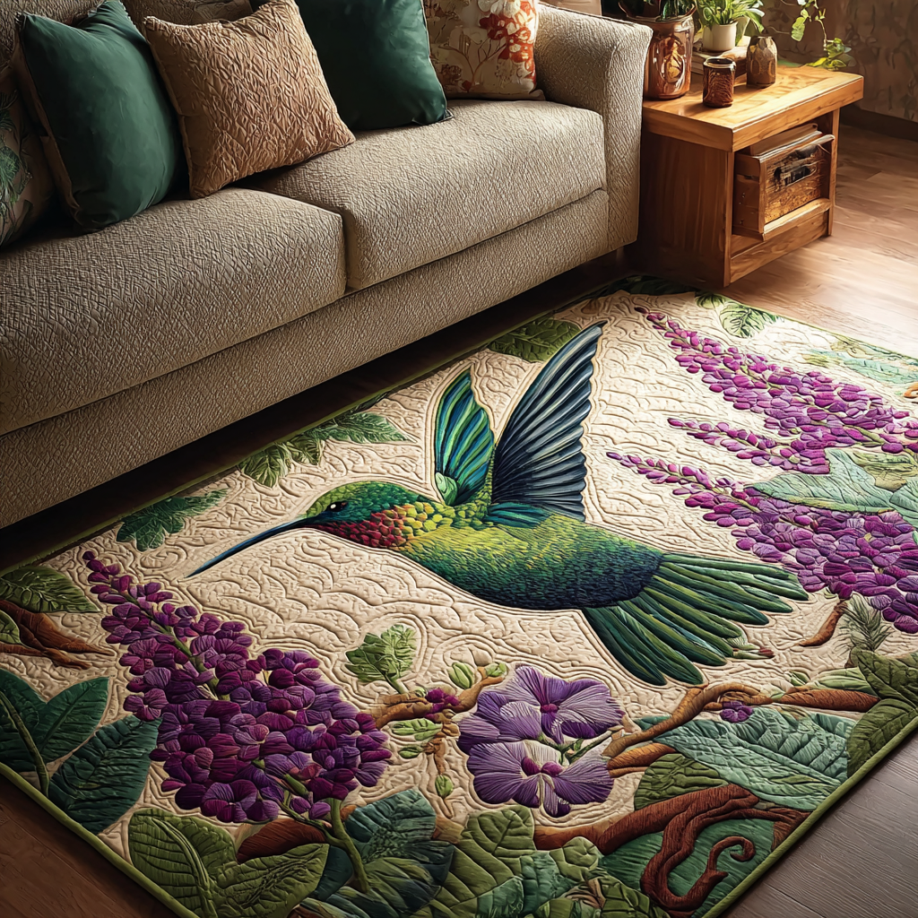 Hummingbird Dream Cardinal Area Rug - Non-Slip Washable 3D Print Rug for Living Room & BedroomTVC2108308