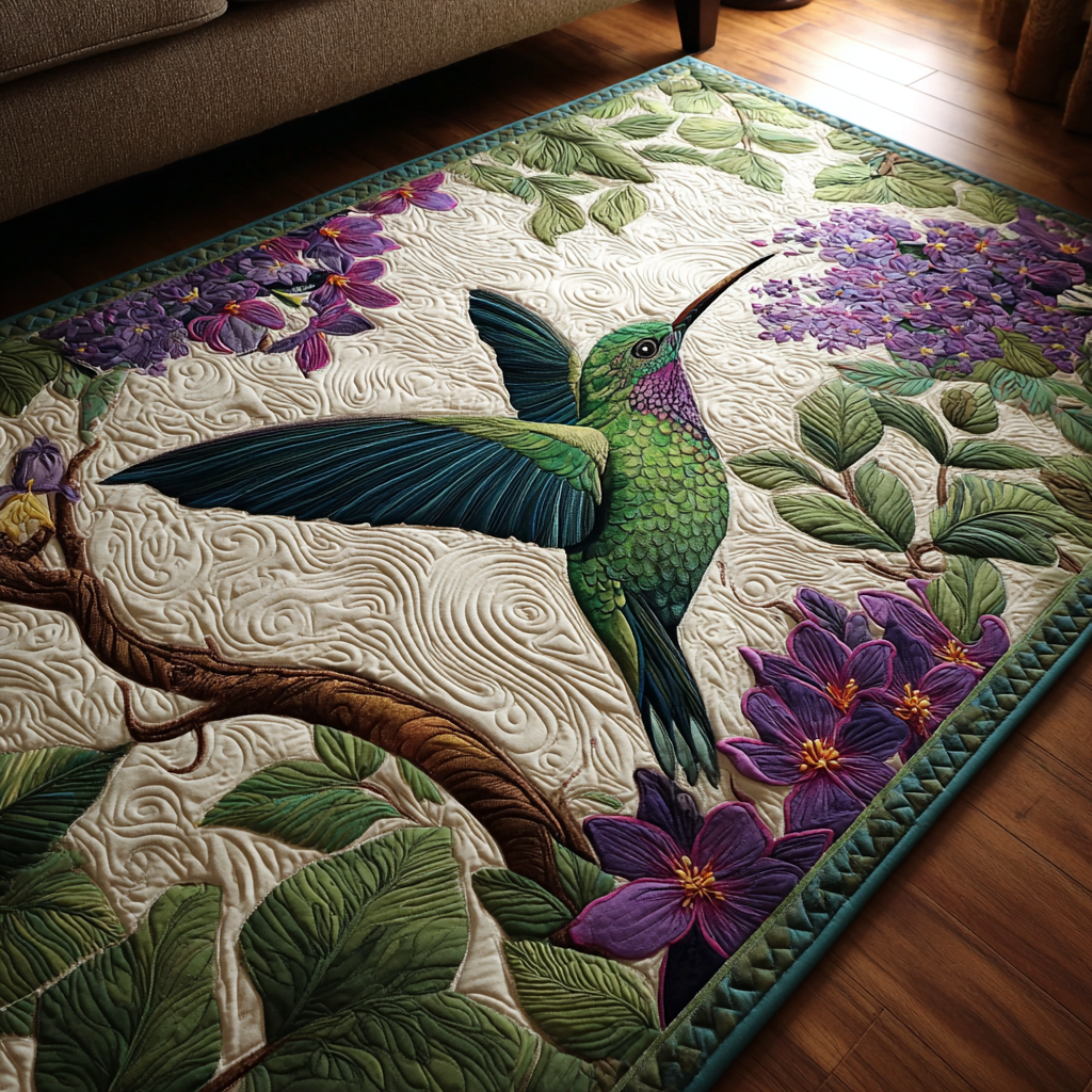 Hummingbird Song Cardinal Area Rug - Non-Slip Washable 3D Print Rug for Living Room & BedroomTVC2108308