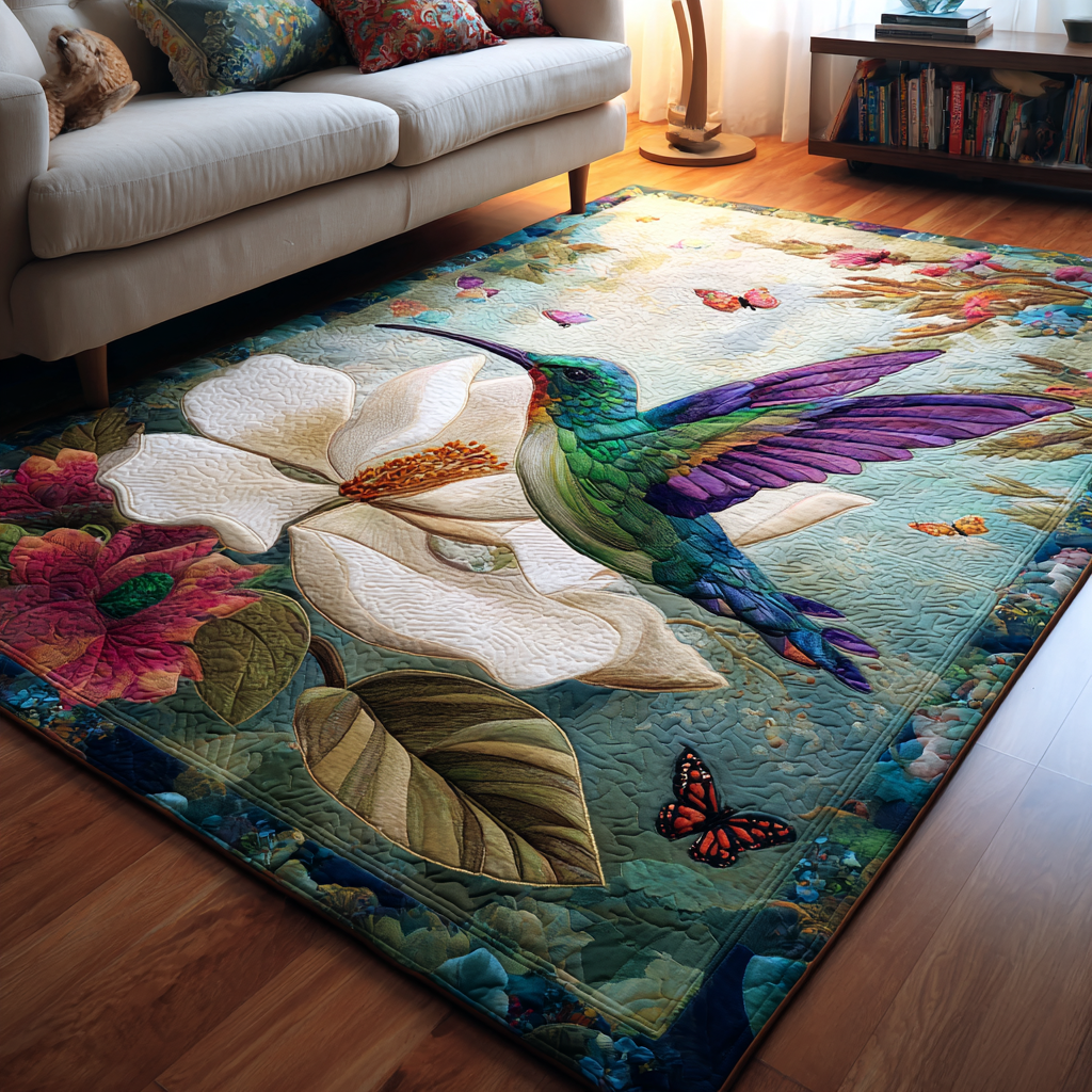 Hummingbird Spirit Cardinal Area Rug - Non-Slip Washable 3D Print Rug for Living Room & BedroomTVC2108308
