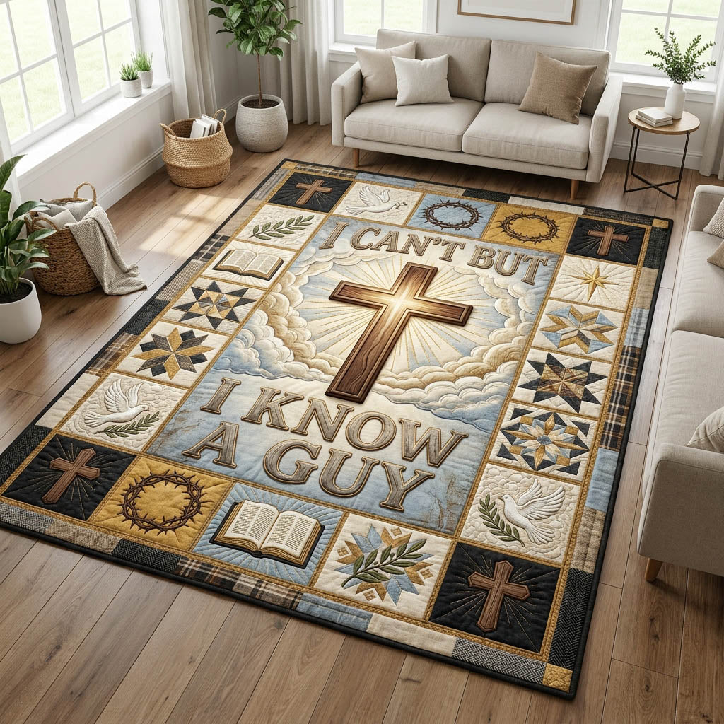 I Can't But I Know A Guy Area Rug - Non-Slip Washable 3D Print Rug for Living Room & BedroomTVC2108223