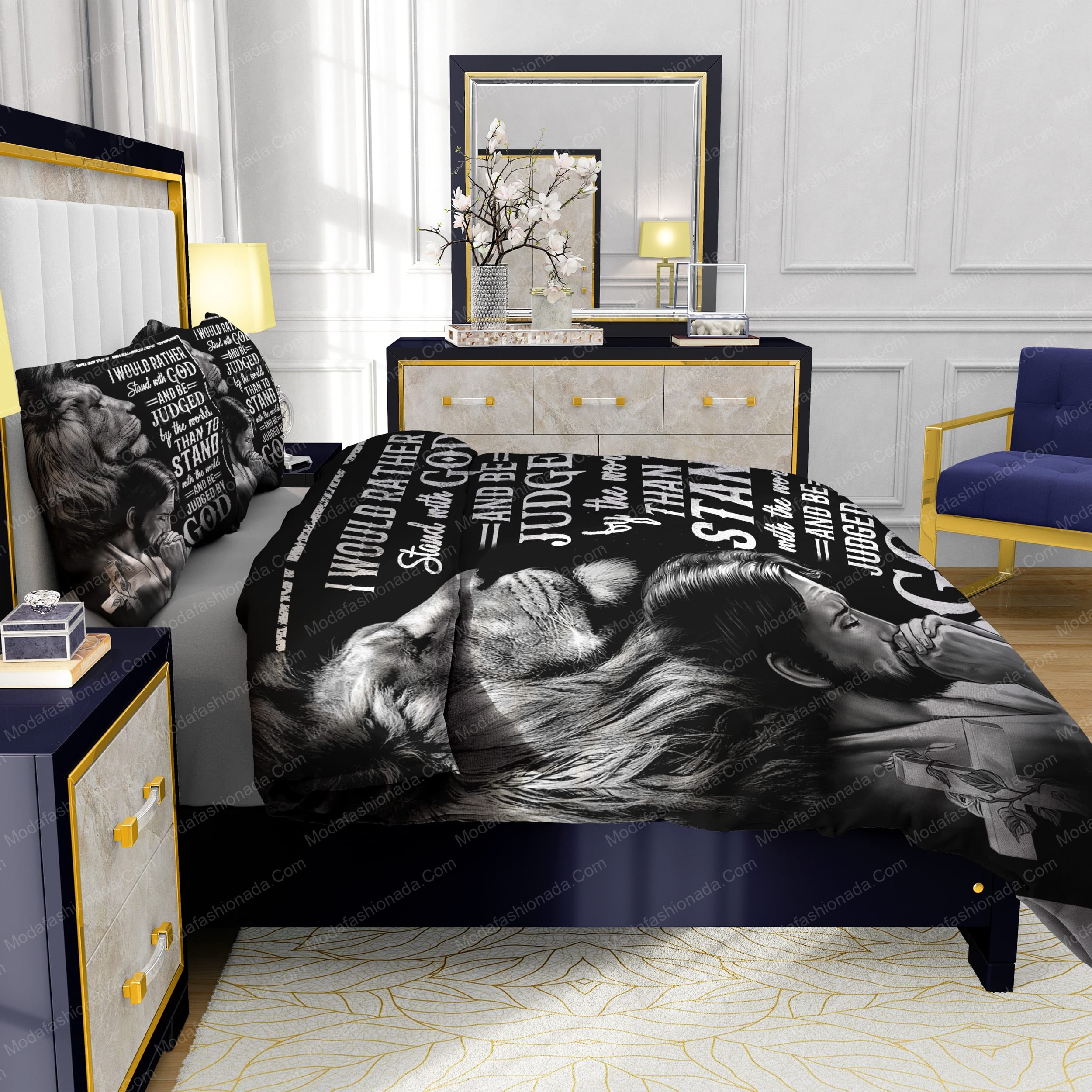 I Would Rather Stand With God And Be Judged By The World Than To Stand With The World And Be Judged By God Bedding Sets