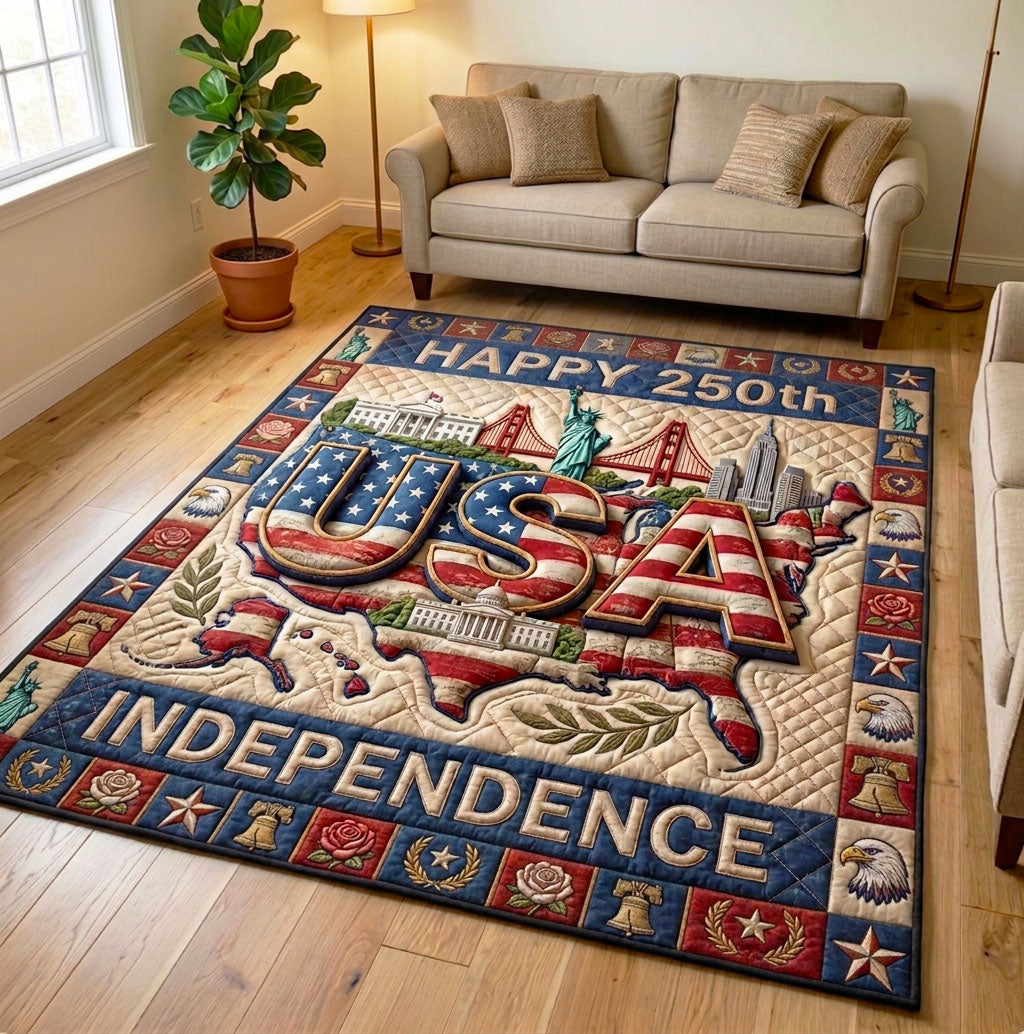 Independence USA Area Rug - Non-Slip Washable 3D Print Rug for Living Room & BedroomTVC2108409