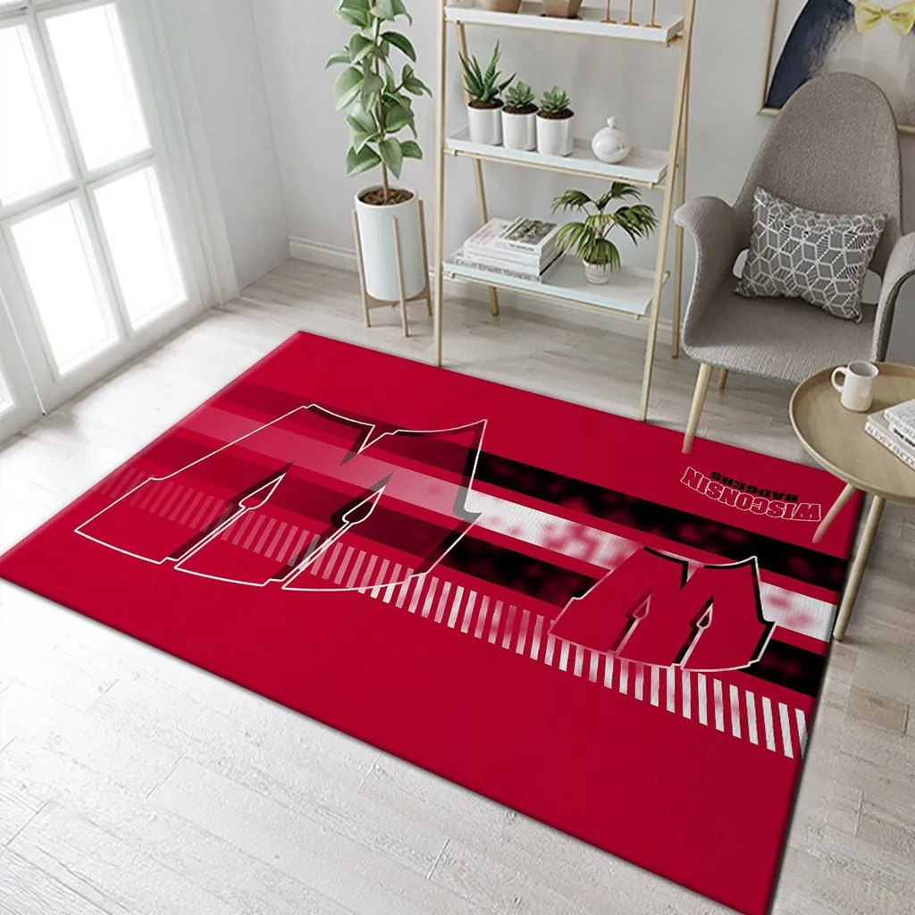 Indoor Chic Floor Covering Stylish Modern Rug Black and Yellow
