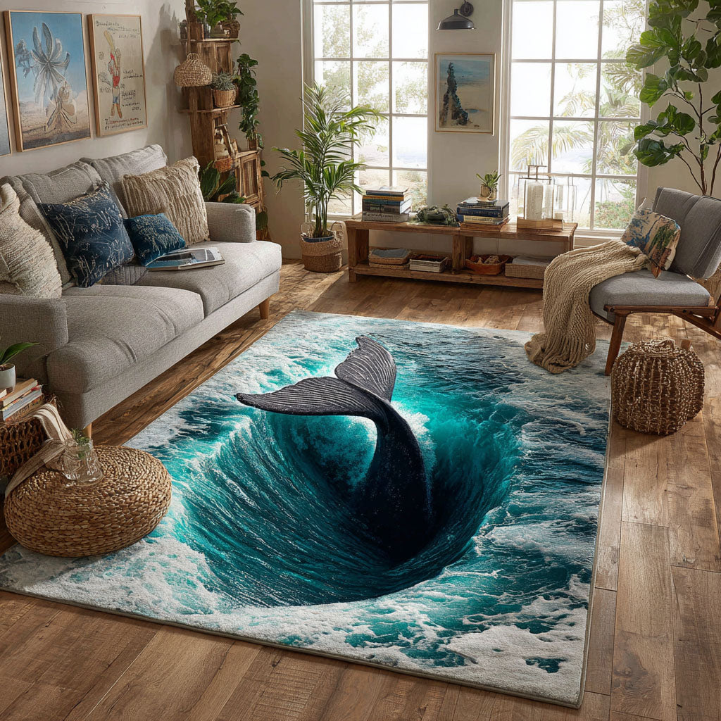 Into The Maelstrom Area Rug - Non-Slip Washable 3D Print Rug for Living Room & BedroomTVC2108306