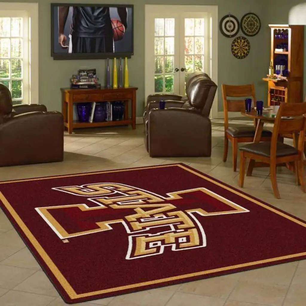 Iowa State Cyclones Rug - Large Indoor Area Floor Mat Red and Yellow