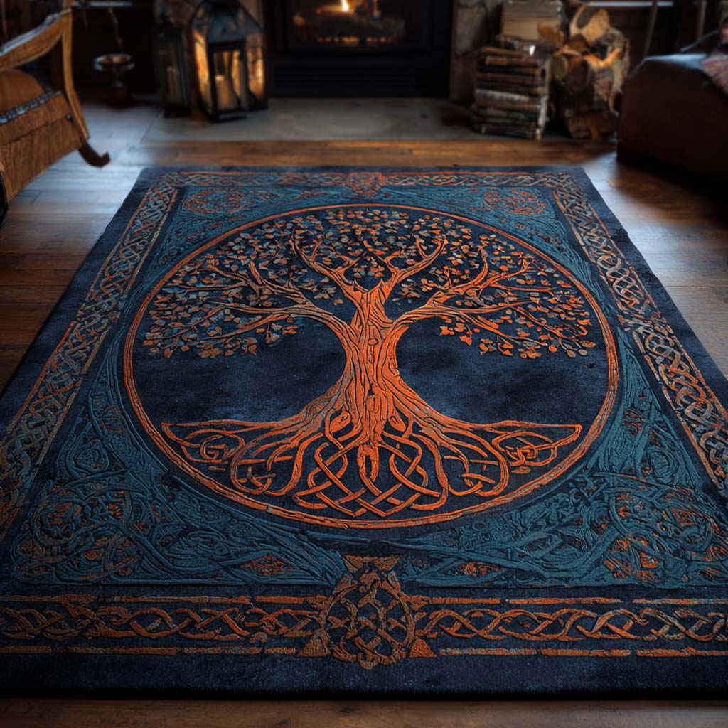 Ironwood Soul Area Rug - Non-Slip Washable 3D Print Rug for Living Room & BedroomTVC2108306