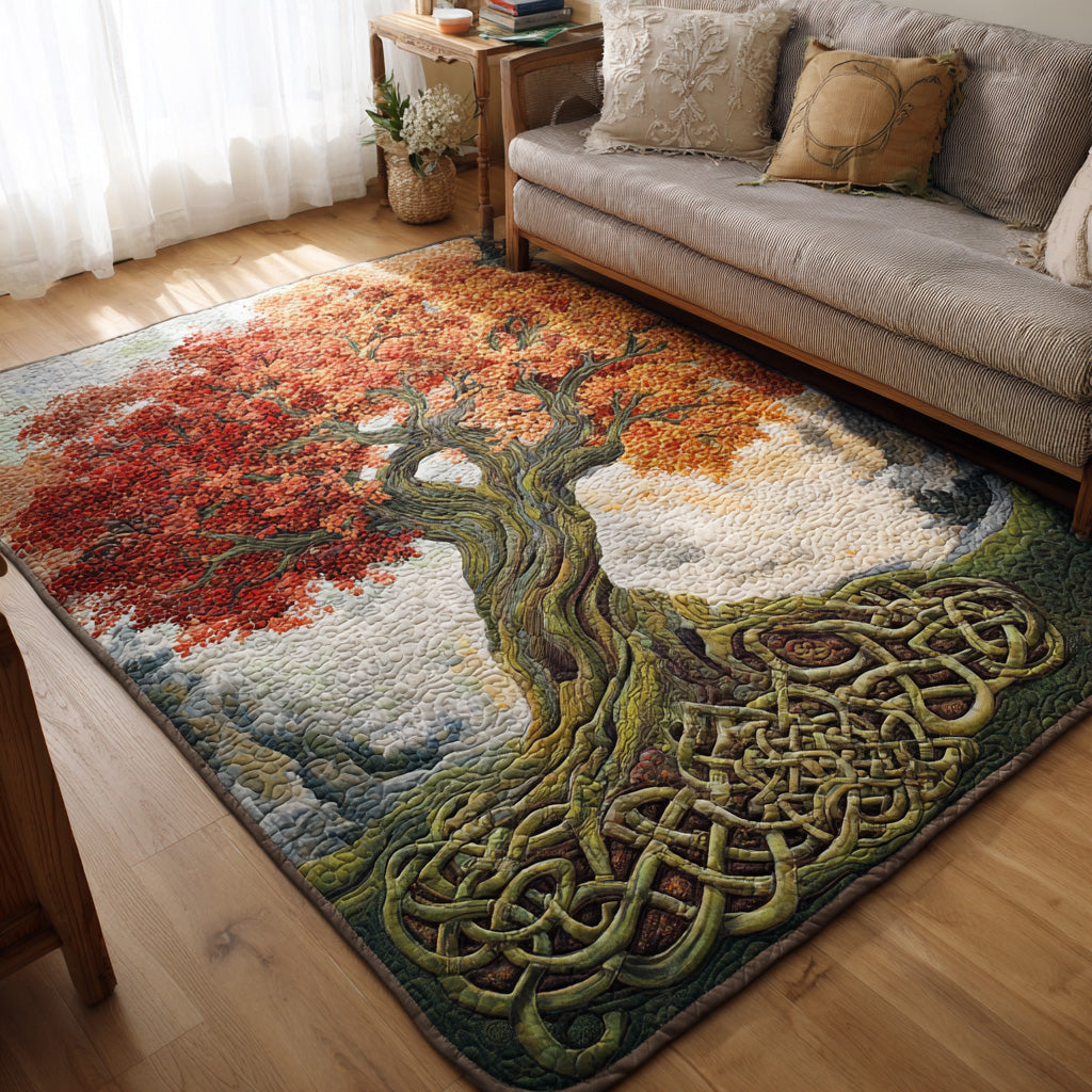 Knotwork Roots Area Rug - Non-Slip Washable 3D Print Rug for Living Room & BedroomTVC2108305