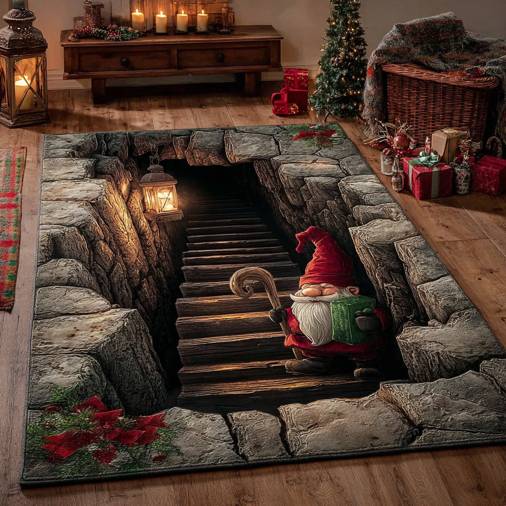 Lantern Gnome Area Rug - Non-Slip Washable 3D Print Rug for Living Room & BedroomTVC2108304