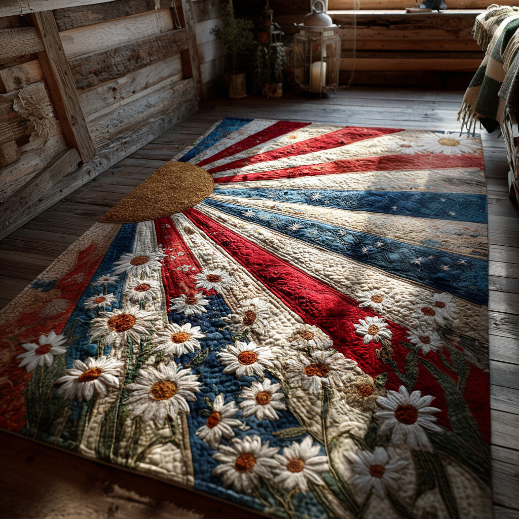 Liberty Prairie Area Rug - Non-Slip Washable 3D Print Rug for Living Room & BedroomTVC2108303
