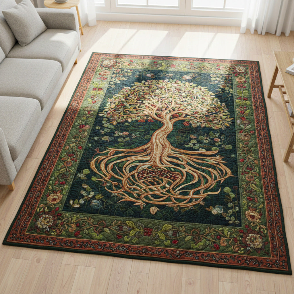 Living Roots Area Rug - Non-Slip Washable 3D Print Rug for Living Room & BedroomTVC2108301