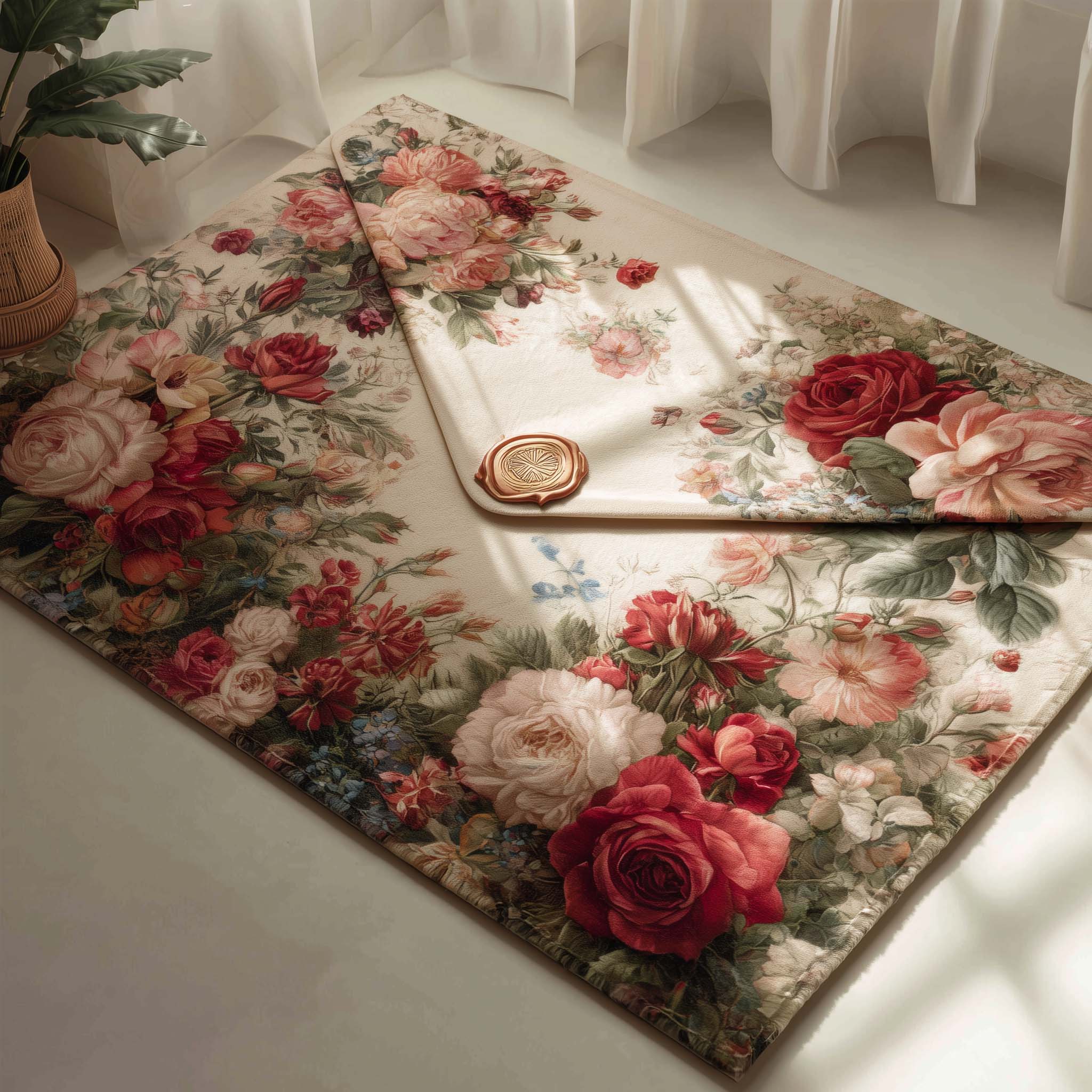 Love Letter Area Rug - Non-Slip Washable 3D Print Rug for Living Room & BedroomTVC2108232