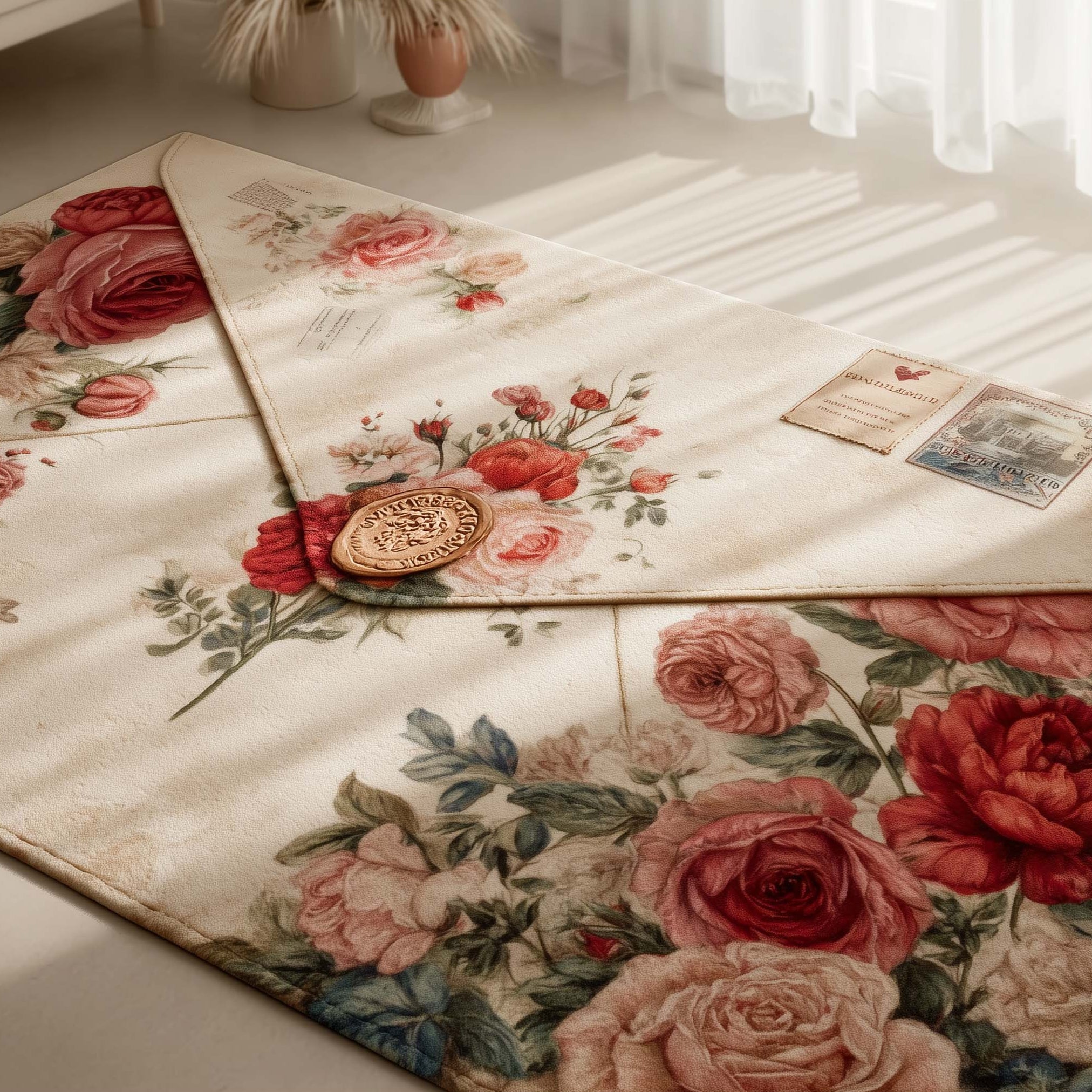 Love Letter Area Rug - Non-Slip Washable 3D Print Rug for Living Room & BedroomTVC2108407