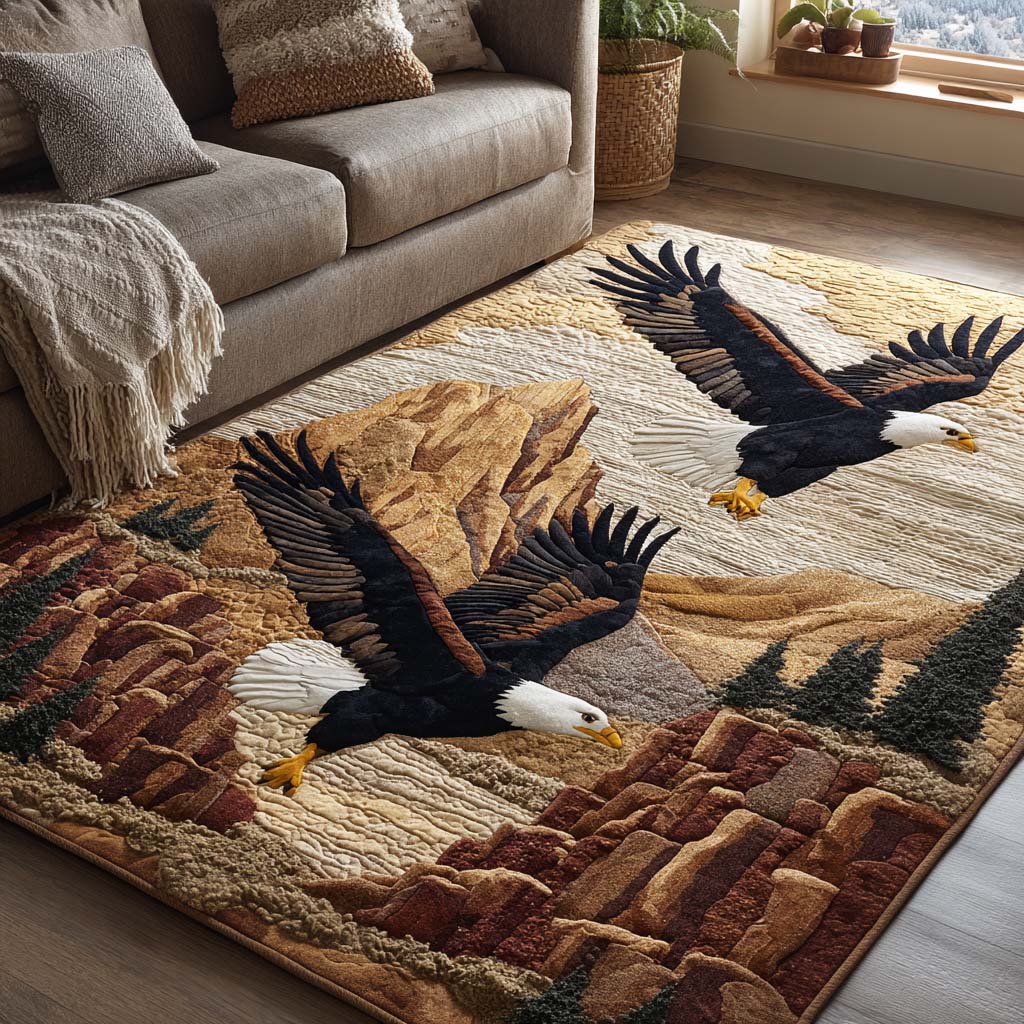 Majestic Vision Area Rug - Non-Slip Washable 3D Print Rug for Living Room & BedroomTVC2108298