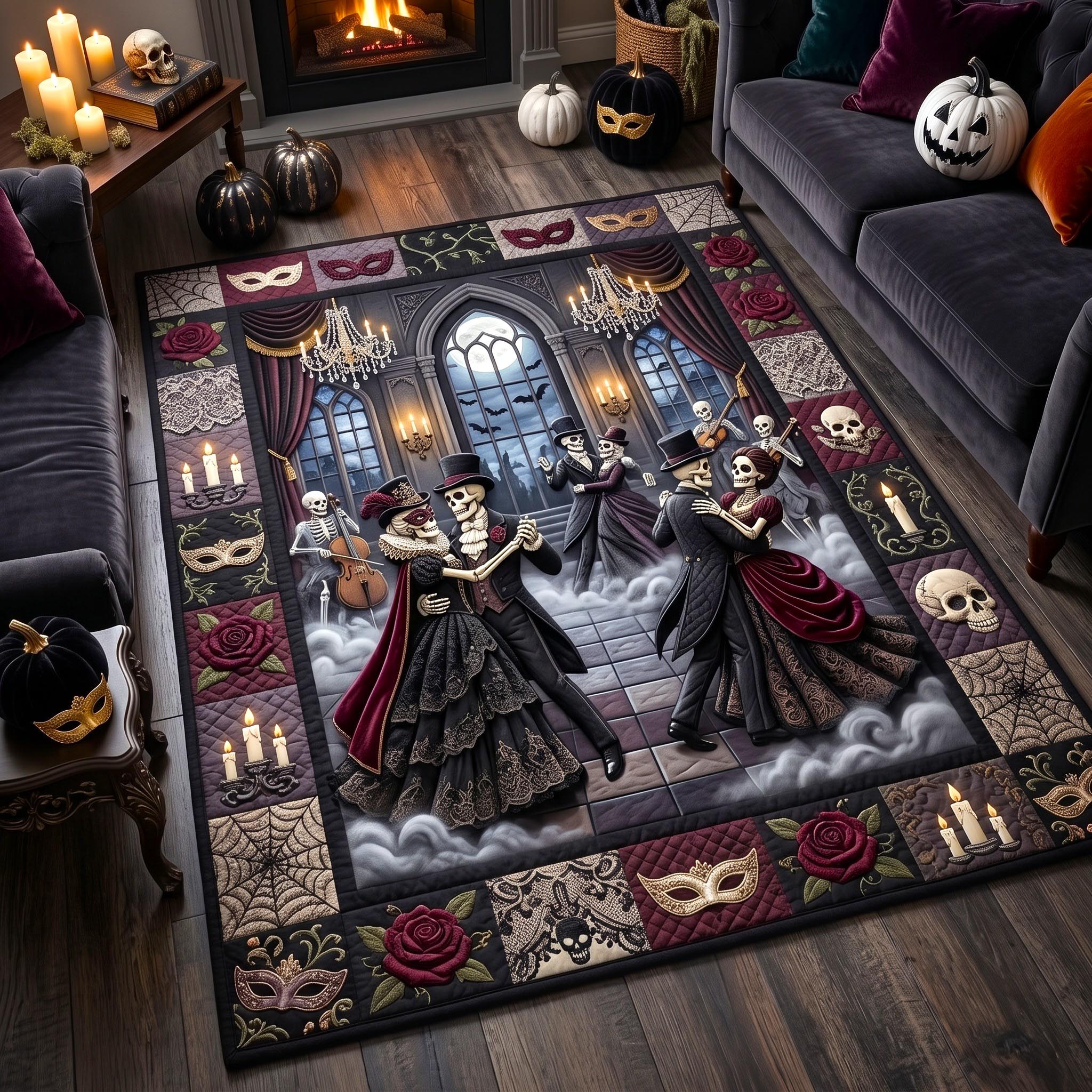 Masquerade Night Area Rug - Non-Slip Washable 3D Print Rug for Living Room & BedroomTVC2108406