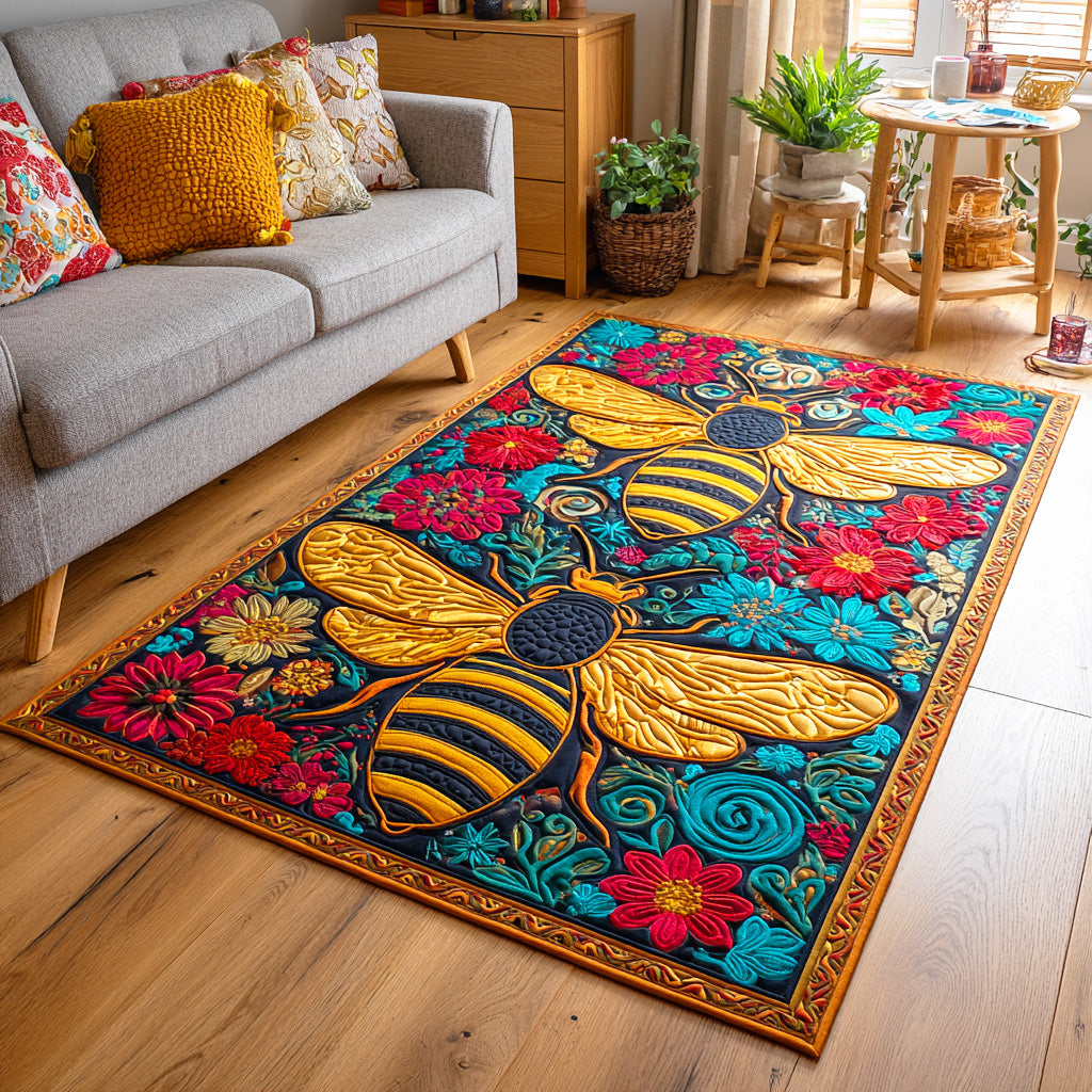 Meadow Glow Area Rug - Non-Slip Washable 3D Print Rug for Living Room & BedroomTVC2108298