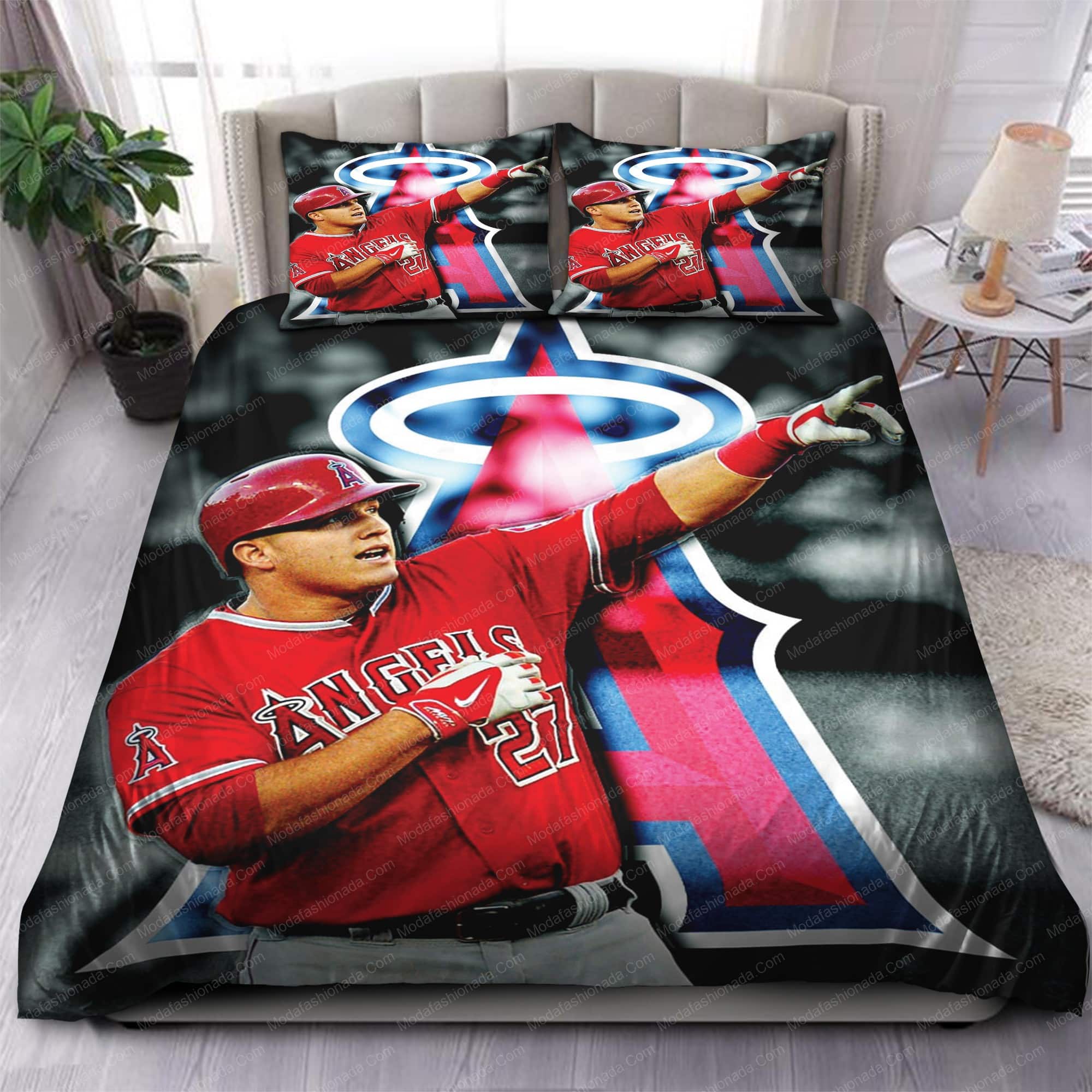 Mike Trout Los Angeles Angels MLB Bedding Sets