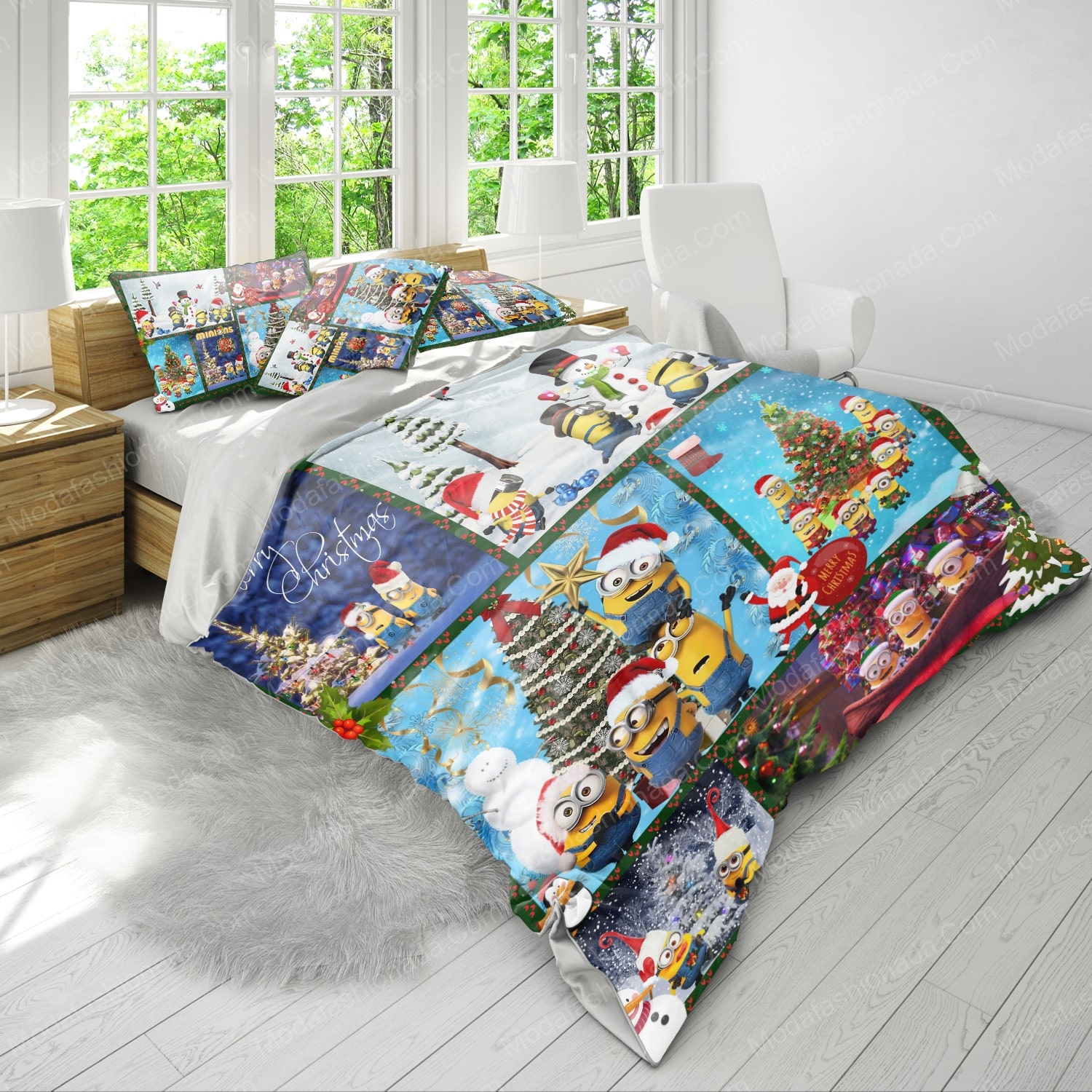 Minion Merry Christmas Bedding Sets