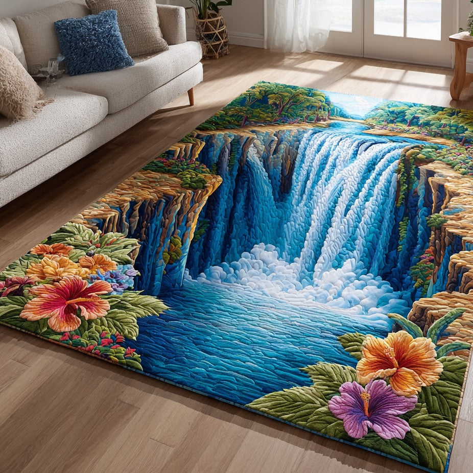 Mist Peak Area Rug - Non-Slip Washable 3D Print Rug for Living Room & BedroomTVC2108297